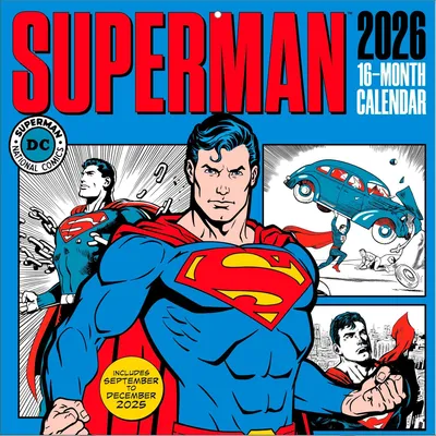 Produktbild von SUPERMAN - Broschürenkalender im Format 30 x 30