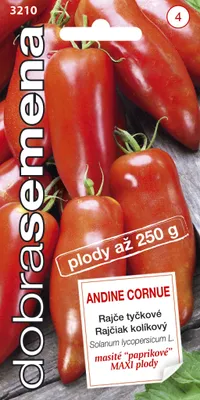 Obrázok produktu pre Rajčiak Kolíkový PAPRIKOVÝ ANDINE CORNUE  DOBRASEMENA
