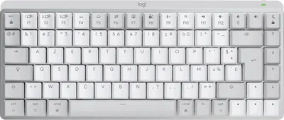 Immagine prodotto di Logitech 920-010795 - Senza fili - Bluetooth - Interruttore meccanico - AZERTY - LED - Grigio - Bianco