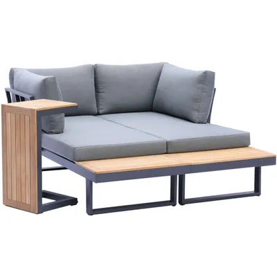 Produktbild von Garden Pleasure 305365 Lounge-Gruppe 'FELICE' für Innen, belastbar bis 120 kg pro Sitz