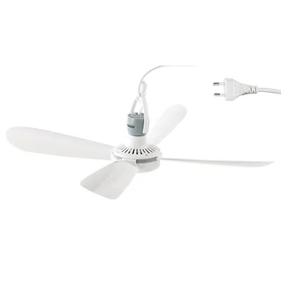 Produktbild von Mobiler Deckenventilator Ø 43 cm 5W 230 V mit Aufhänger Reise Camping Ventilator Reiseventilator