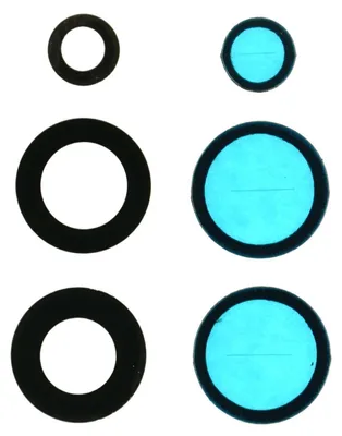 Produktbild von OnePlus Nord 2 Kamera Glas Linse + Kleber, Schwarz