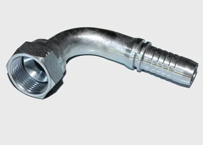 Produktbild von 2 x Hydraulik Schlaucharmatur Hydraulikarmatur DKJ 90° 3/4" DN20 JIC Armatur
