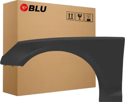 Produktbild von BLU Kotflügel Passend für Audi A4 B9 S4 LZ7L Links Grau LavaGrau | 2015-2019 | Vorderseite Vorne | Lackiert | Einbaufertig