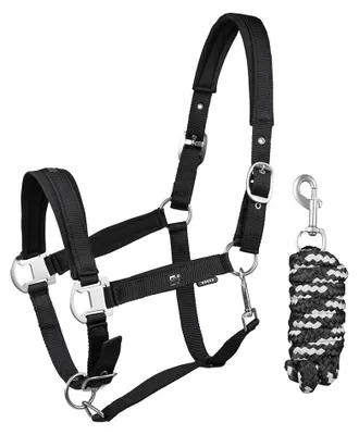 Produktbild von Horka Precious Halfter Und Führstrick Schwarz Full Schwarz Full