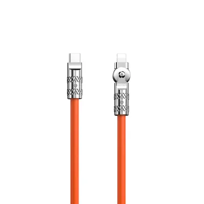 Produktbild von DUDAO L24CL 120W USB-C - Lightning Cable, 1 m, Lightning, USB C, Männlich, Männlich, Orange