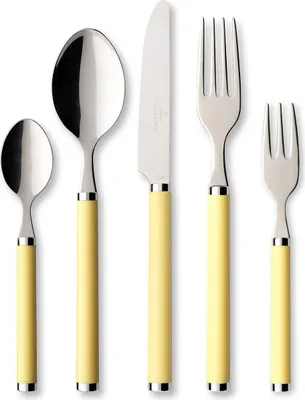 Image de Villeroy & Boch Set de couverts 30 pcs. Play ! | Jaune : Jaune Couleur : Jaune