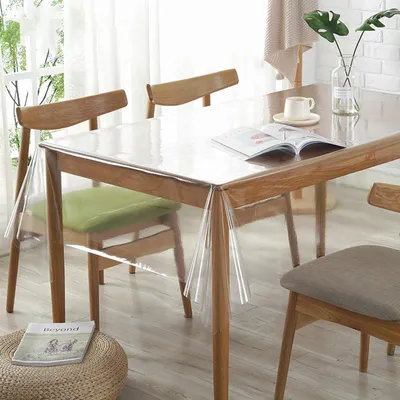 Obrázok produktu pre Solidchoice – Priehľadná ochranná fólia na stôl, 200 x 140 cm