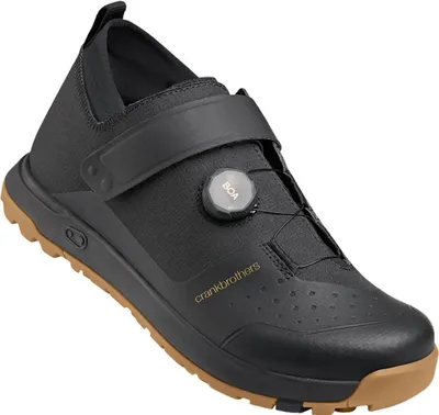Zdjęcie produktu dla Crankbrothers Mallet Trail Schuh, Boa, czarny/złoty/guma, 45 (EU) | 11.5 (US)