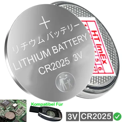 Produktbild von Lithium Knopfzellen Batterien - CMOS Battery CR2025 --- 3V