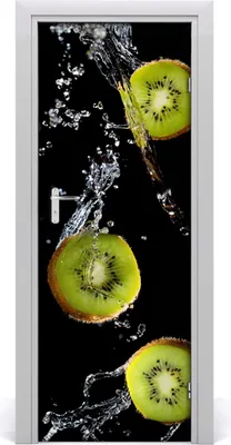 Produktbild von Tulup Türaufkleber 75x205 cm Dekorative Aufkleber Selbstklebend Wasserdichte Tapete Abnehmbar Schlafzimmer Wohnzimmer Wohnkultur - Kiwi