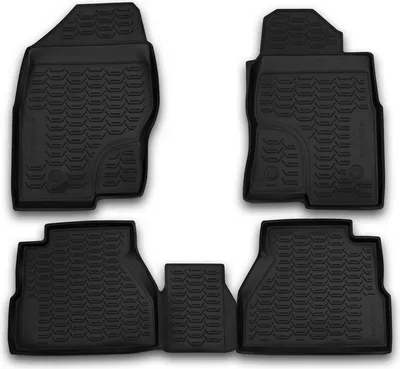Immagine prodotto di ELEMENT Tappetini auto 3D in gomma su misura per Nissan Navara, 2010-2015 | 4 pz