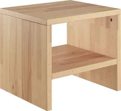 Produktbild von Nachttisch Buche Massivholz Nachtkästchen Beistelltisch 90.20-K31