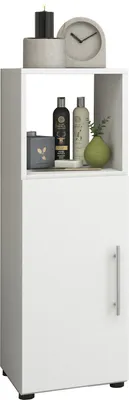 Produktbild von VCM Holz Badmöbel Unterschrank Hochschrank, Midischrank Bad  Schrank Flandu Weiß