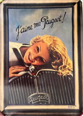 Image de J'aime ma Peugeot ! - Affiche Poster - 56x78cm