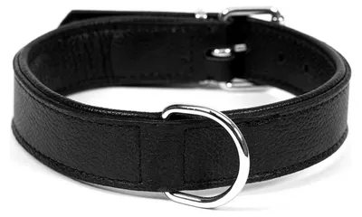 Productafbeelding van Hondenhalsband Gloria, drooggemalen zwart (30 x 1,5 cm)