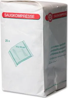 Obrázek produktu pro NOBA absorpční polštářky nesterilní 25 kusů 10 x 10 cm