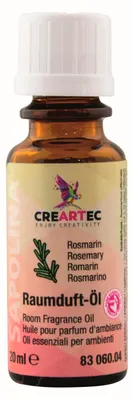 Produktbild von CREARTEC Raumduftöl Rosmarin - 20ml - zur Herstellung individueller Raumduftmischungen - aus ätherische Ölen