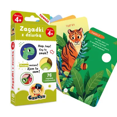Zdjęcie produktu dla Zagadki dla dzieci CzuCzu z dziurką 4+