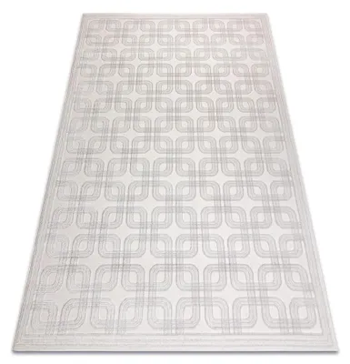 Image de Tapis AURA J2556A crème / gris claire - Géométrique, structurel, moderne beige 180x270 cm