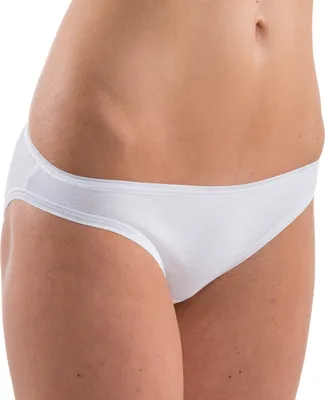 Produktbild von HERMKO 5032 Damen Mini Slip (Bikini-Form) aus Baumwolle/Elasthan, Farbe:weiß, Größe:48/50 (XL)