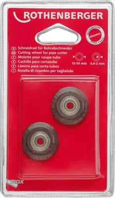 Imagen del producto de ROTHENBERGER: Disco de corte de repuesto de acero inoxidable (INOX) para acero inoxidable, aceros de alta aleación y aceros endurecidos
