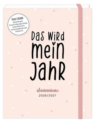 Produktbild von Schülerkalender 2026 / 2027 Das wird mein Jahr