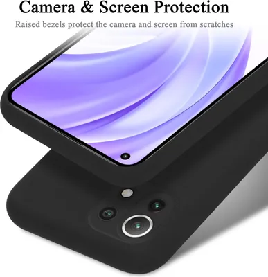 Obrázok produktu pre Cadorabo Ochranné puzdro pre Xiaomi Mi 11 LITE (4G / 5G) / 11 LITE NE Case v čiernej farbe Puzdro na mobilný telefón Kryt TPU Etui