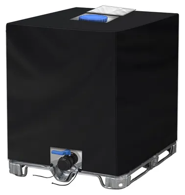 Obrázok produktu pre IBC kryt na nádrž s objemom 1000 litrov, vodotesný a odolný voči UV žiareniu, rozmer 116 x 100 x 120 cm