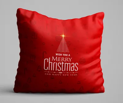 Produktbild von Evila Originals, KRLNTXMAS- CDR0114, Bunt, Kopfkissen, 50% Baumwolle / 50% Polyester