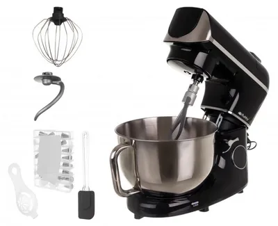 Zdjęcie produktu dla Robot kuchenny 5,5 l, 2000 W, z funkcją podgrzewania i skalą, czarny