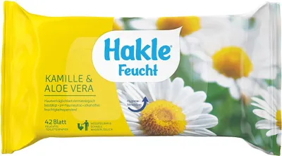 Produktbild von Hakle Feucht Kamille & Aloe Vera (1 x 42 Blatt)