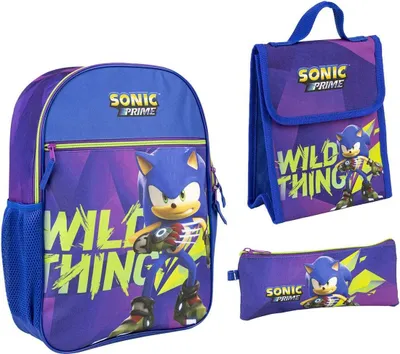 Obrázek produktu pro Školní sada Sonic 3 kusy modrá