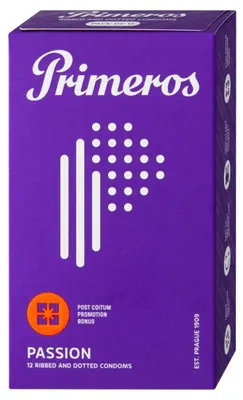 Image de Primeros Passion Préservatifs avec nervures et picots 12 pièces