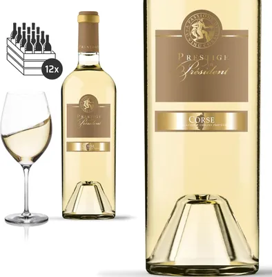 Produktbild von 12er Karton 2021 Corse blanc von Prestige du Président  - Weißwein