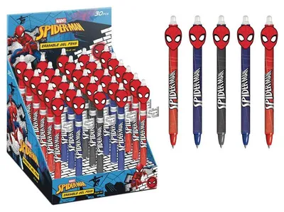 Produktbild von Spider-Man Radierbarer Gelstift Masks Display (30)
