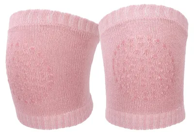 Produktbild von Krabbel-Knieschoner für Babys, rutschfeste Knieschoner für Kleinkinder beim Laufenlernen (Rosa)
