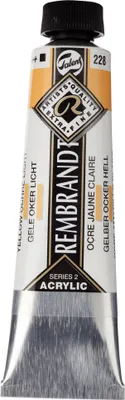Produktbild von Rembrandt Acrylfarbe Tube 40 ml Gelber Ocker Hell 228