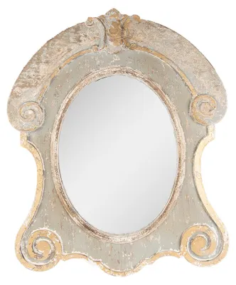 Image de Clayre & Eef Miroir 69x84 cm Marron Beige Bois