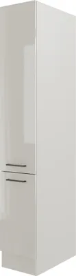 Obrázok produktu pre Výsuvná potravinová skriňa Flex Well Lund 30 x 57 x 200 cm svetle sivá lesk dymovo sivá matný