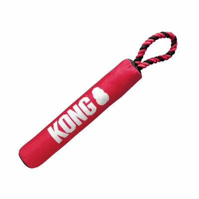 Produktbild von Kong Signaturstab Mit Seilspielzeug Rot M Rot M