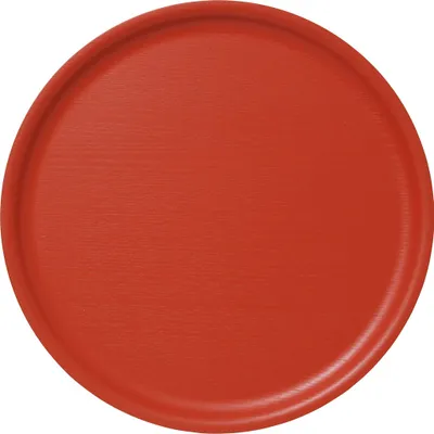 Produktbild von Bengt & Lotta - B & L Wood Tablett rund, rot-45 cm (groß)