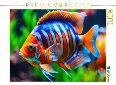Produktbild von CALVENDO Puzzle Bunter Fisch | 1000 Teile Lege-Größe 64x48cm Foto-Puzzle für glückliche Stunden