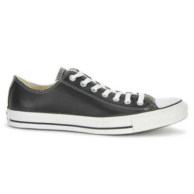 Produktbild von Converse CT AS Ox Niedrig Spitze Schnürung Leder Turnschuhe Schwarz – undefined / Schwarz