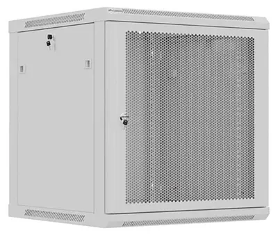 Produktbild von Lanberg WF01-6612-23S, Wandmontiertes Regal, 12U, 60 kg, 27,1 kg, Grau