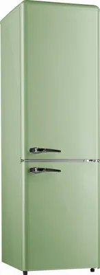 Produktbild von SCHOEPF Retro Kühl- Gefrierkombination / RKG265SG / Grün / 249L / Retro Kühlschrank mit Gefrierfach /  mint-grün