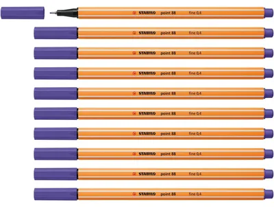 Produktbild von STABILO Fineliner - point 88 - 10er Pack - violett