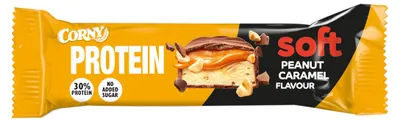 Zdjęcie produktu dla Corny Protein Soft Peanut Caramel to pyszna przekąska 45g