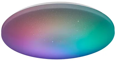 Zdjęcie produktu dla Brilliant G80780/05 Kieran Lampa sufitowa 49 cm Tworzywo sztuczne/metal biały Wbudowana dioda LED
