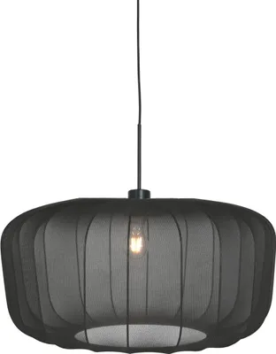 Image de Steinhauer - suspension - Sparkled Light - noir - textile - E27 - 4486ZW